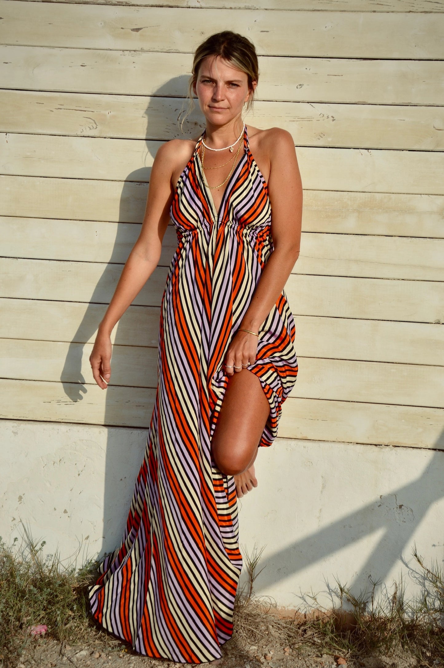 BOHO SOÑAR UMA – Women's Boho Silk-Blend Dress (Spring/Summer, Lightweight)